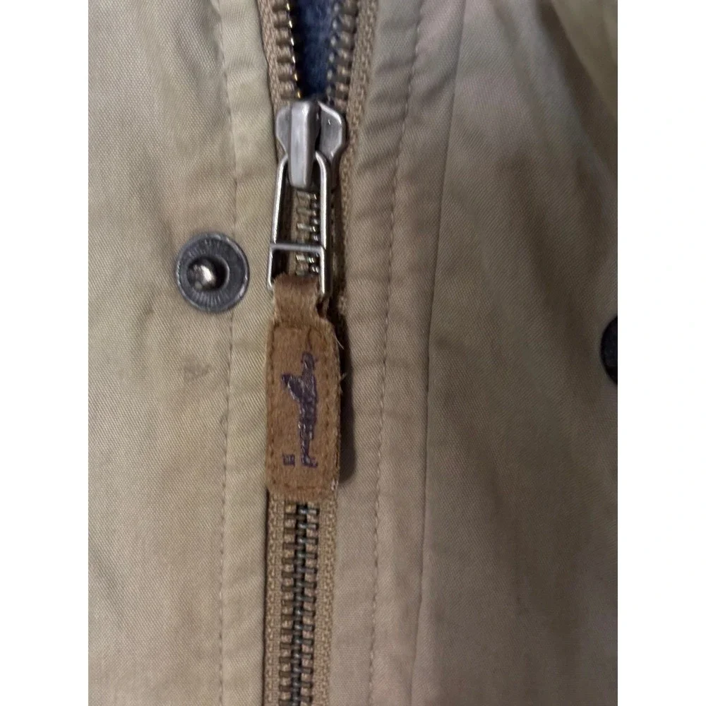 Eddie Bauer Legend Tumwater Vest Mens S Tan Khaki‎ Polartec Fleece Lined Cargo